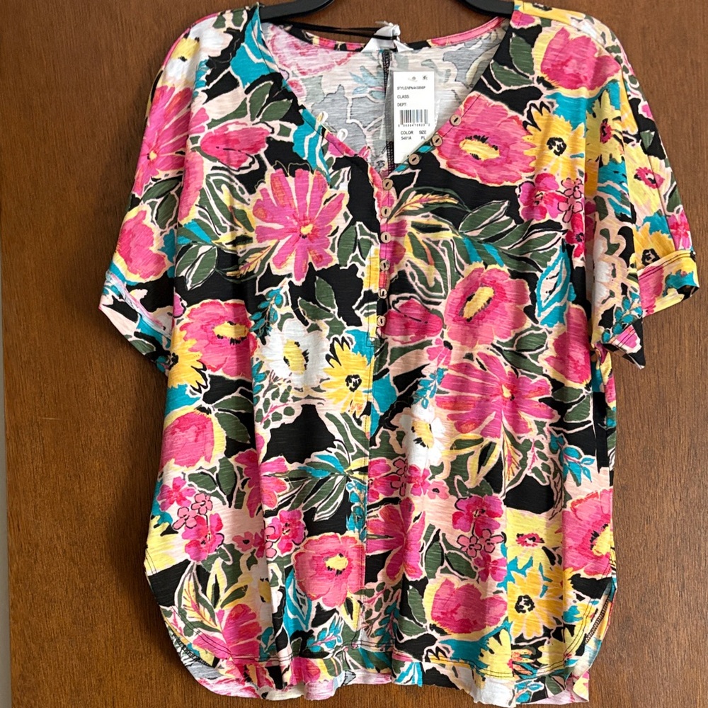 Intro. Multicolor Floral Blouse